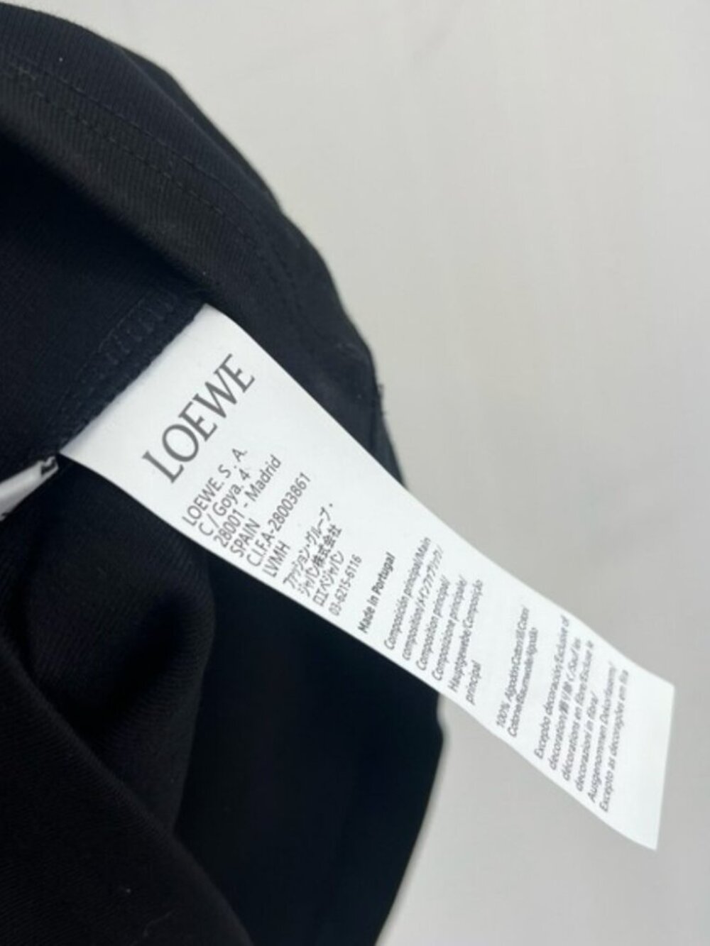 Loewe Black Tank Top featuring Anagram Logo - Picture 7 of 8